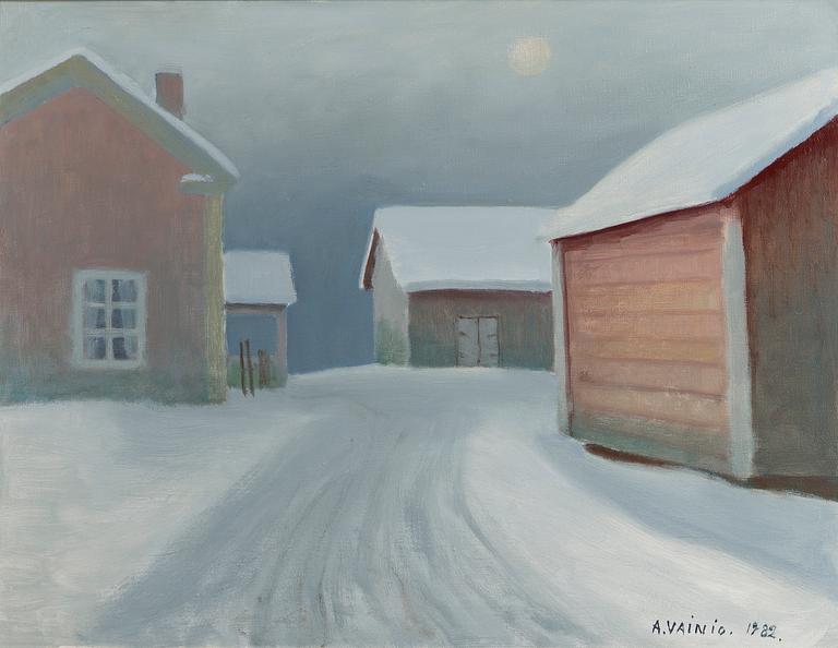 ARMAS VAINIO, oil on canvas, signed and dated 1982.