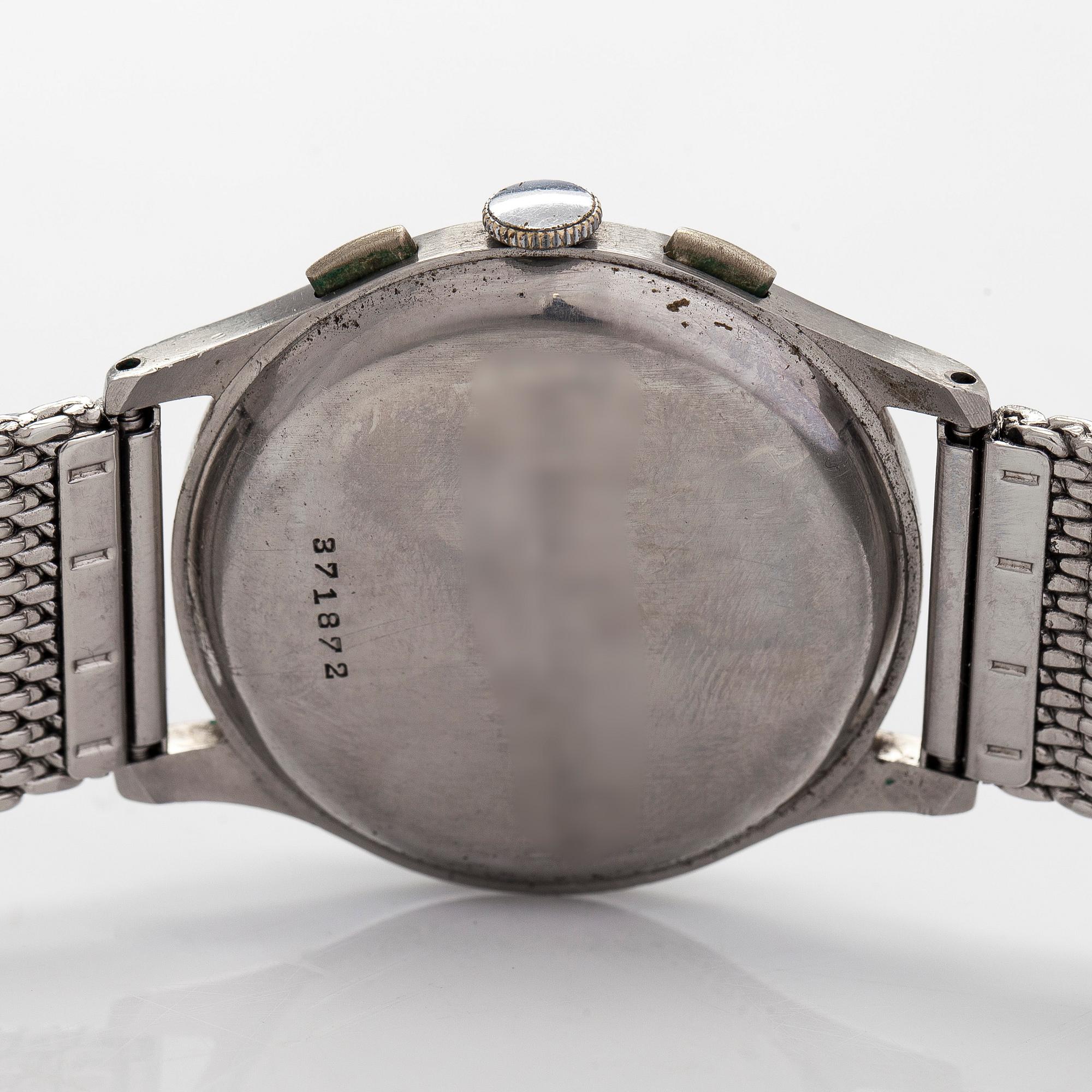 Armbandsur, "Telemetre", kronograf, 38 mm.