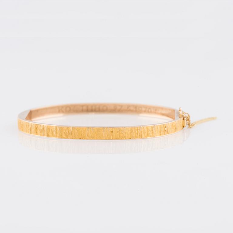 ARMBAND, 14K guld. Helsingfors 1967.