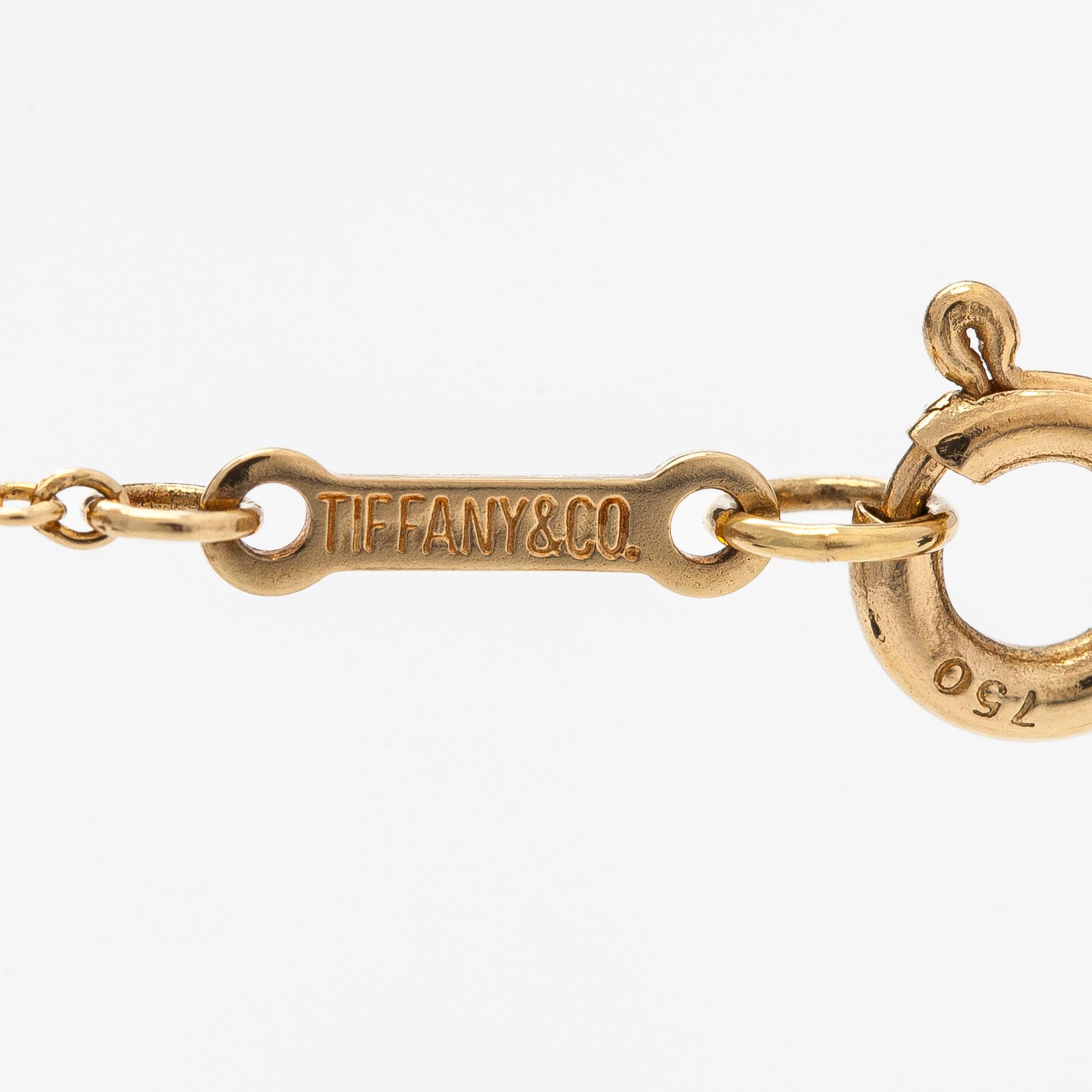 Tiffany & Co, Paloma Picasso, kaulakoru, "Loving Heart", 18K kultaa.