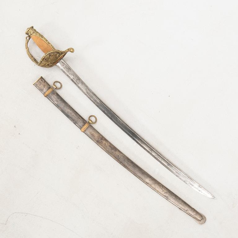 A French sabre, second half of the 19th century.