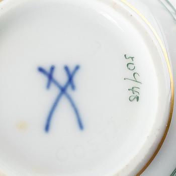 SERVISPORSLIN, 37 delar, porslin, Meissen, 1900-talets andra hälft.