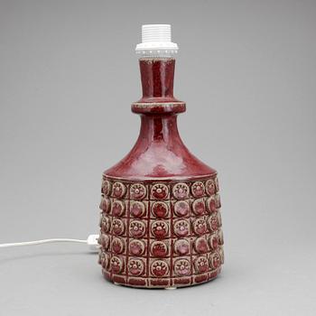 BORDSLAMPA, lergods, Sven Wejsfelt.