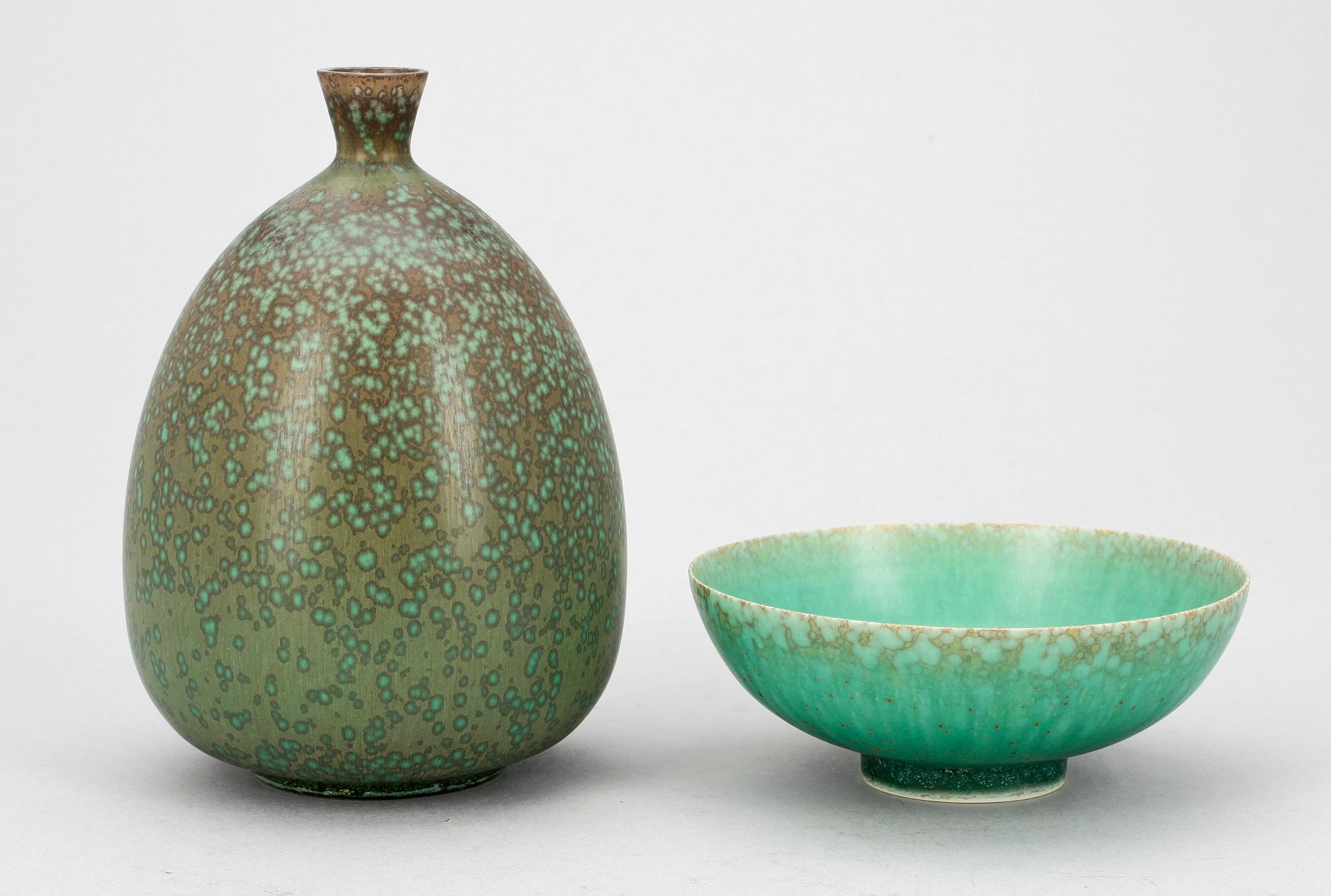 SKÅL samt VAS, stengods, Kjell Bolinder, Höganäs, sign o dat 2011.