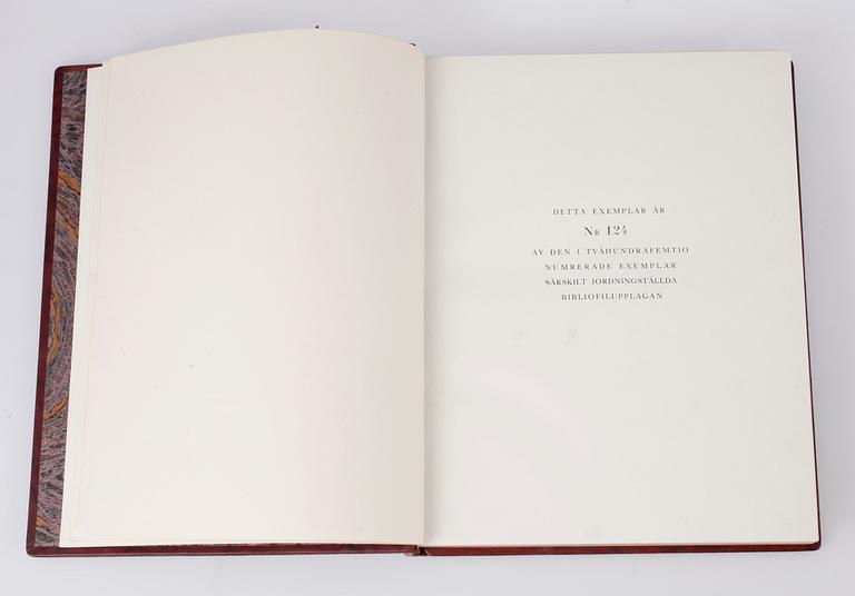ZORN SOM ETSARE, Axel L. Romdahl, numrerad bibliofilupplaga 124/250, Stockholm 1928.