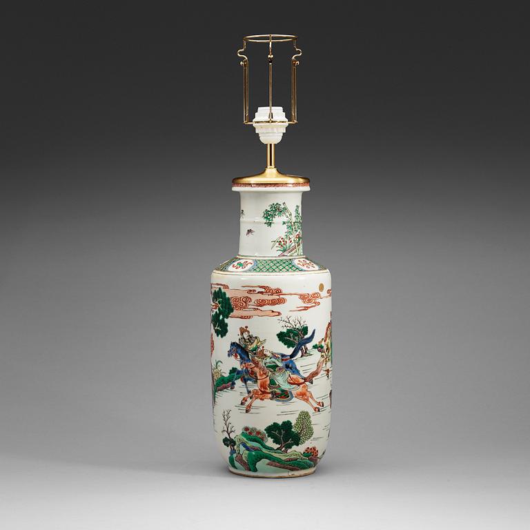 A famille verte rolouvase, 20th Century.