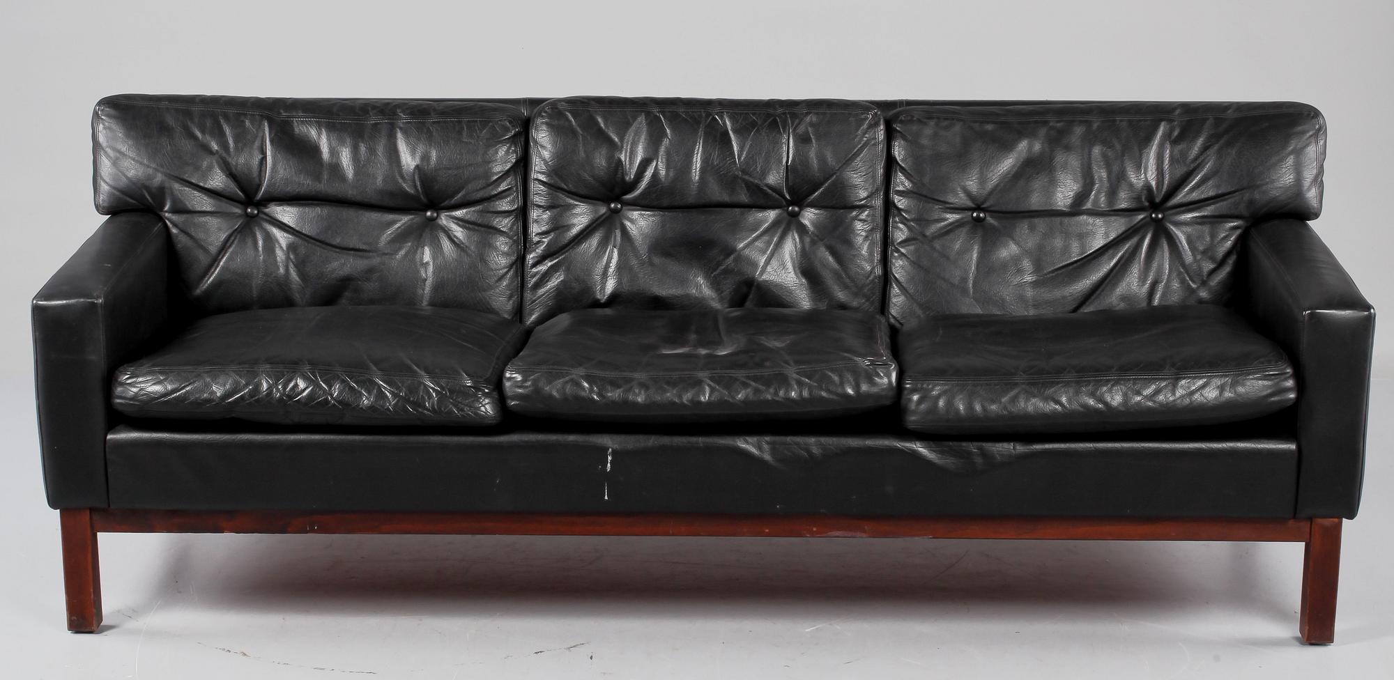 SOFFA SAMT FÅTÖLJ, 1960-tal.