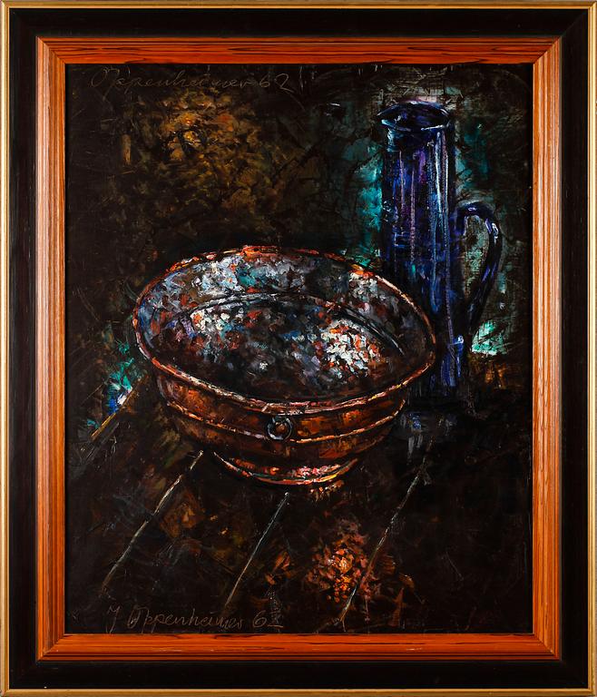 JONNY OPPENHEIMER, olja på duk, signerad och daterad - 62.