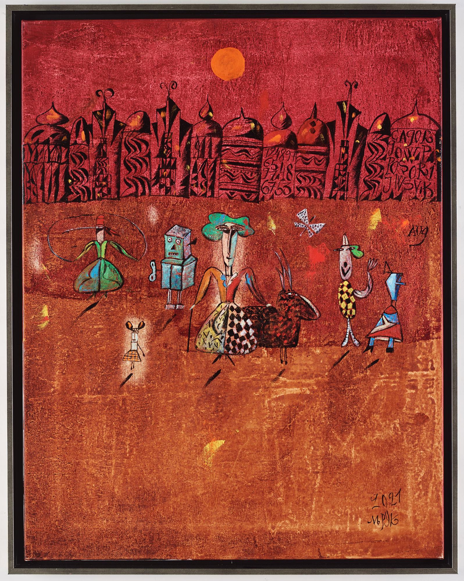 Madeleine Pyk, "Orange sol".