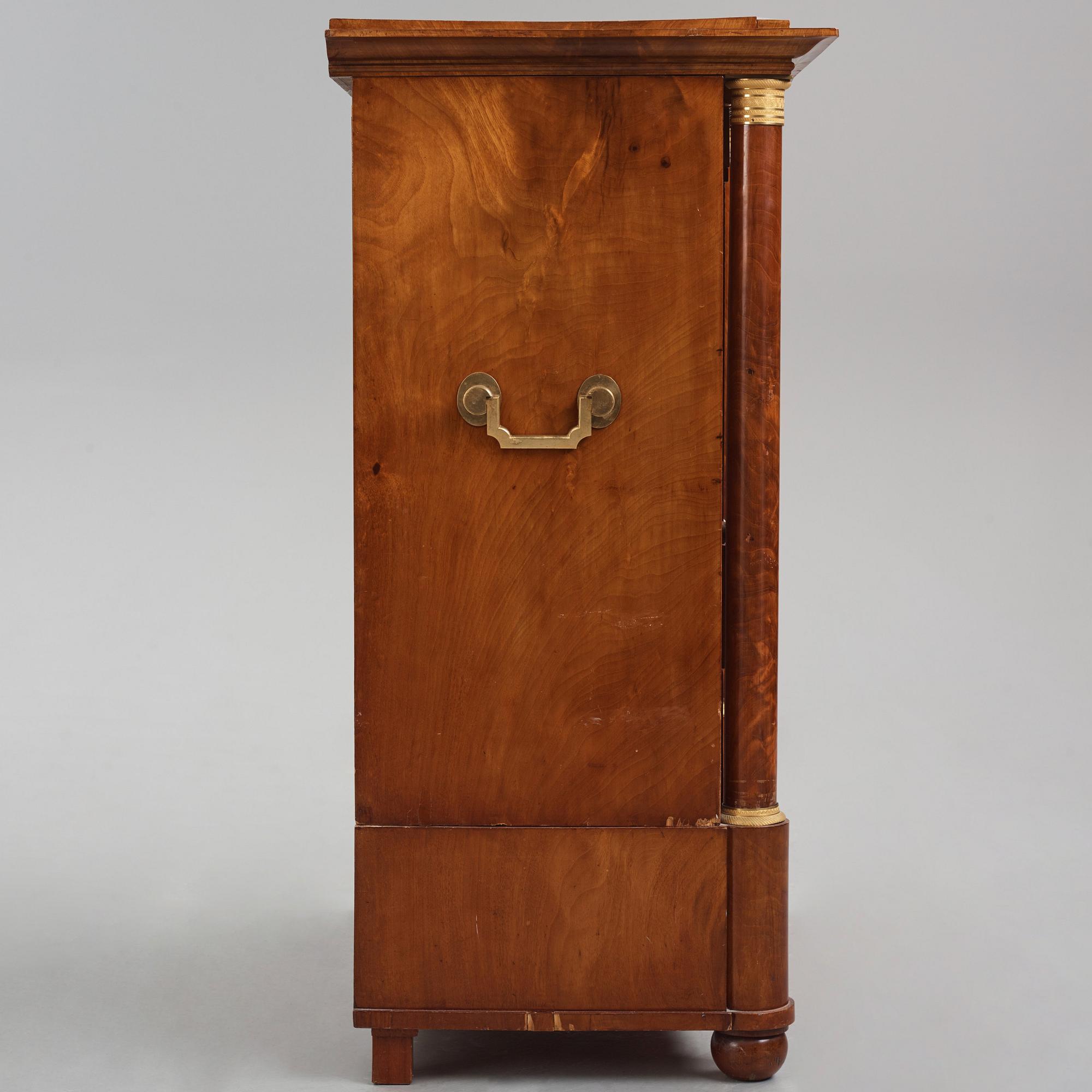 Lars Petter Forssblad's Masterpiece, A mahogany and ormolu-mounted secretaire, Stockholm 1832.