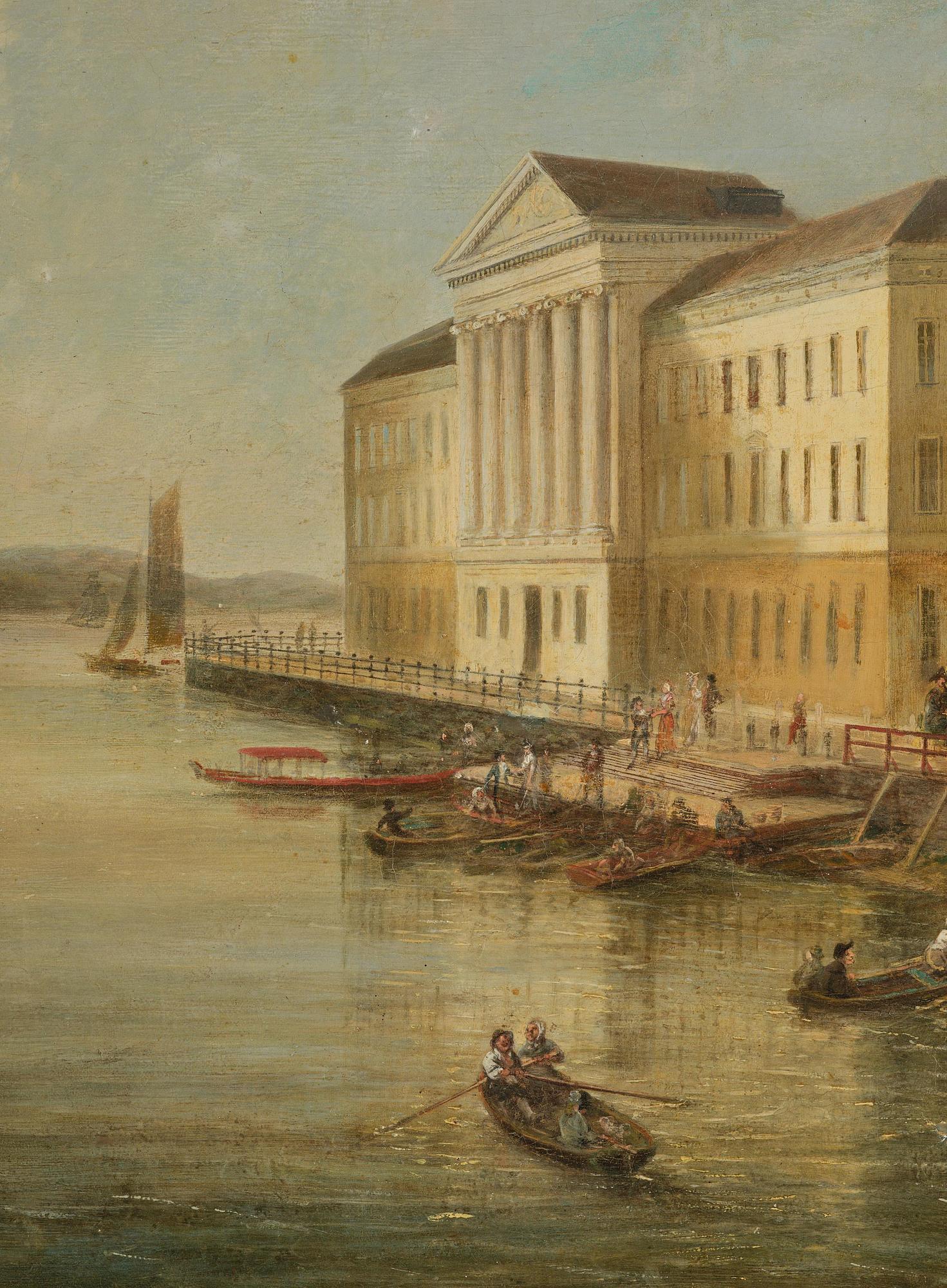 Elias Martin, "Norrström with the Bondeska Palace, Stockholm".