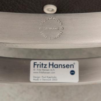 Poul Kjaerholm, armchairs 1 pair, "PK22" for Fritz Hansen Denmark 2003.