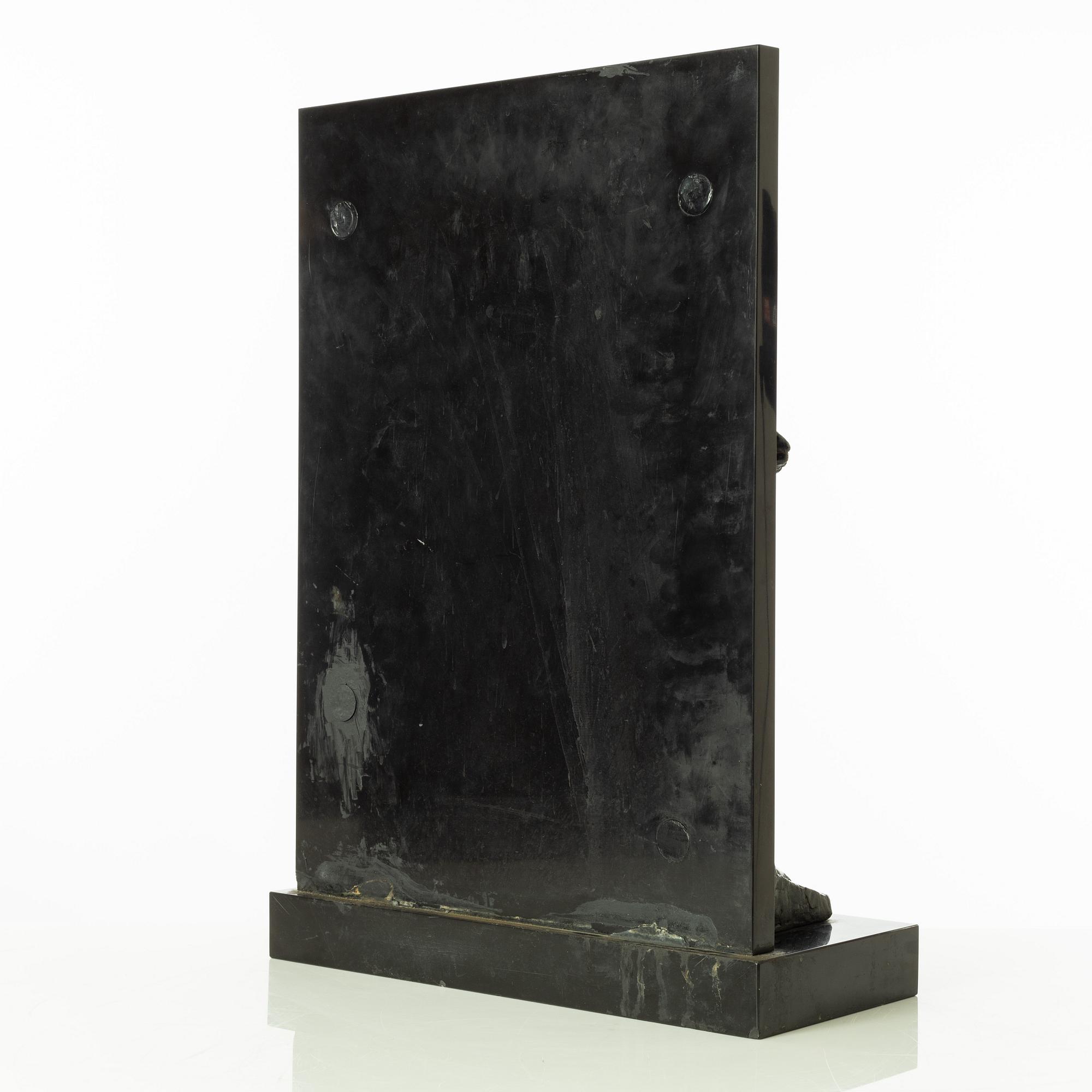 Gudmar Olovson, sculpture. Signed. Numbered. Foundry mark. Bronze, total height 51 cm, length 35 cm.