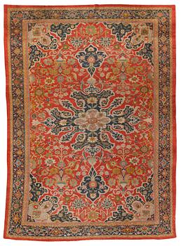 461. A CARPET. An antique Mahal, a so called Ziegler. 400,5 x 297 cm.