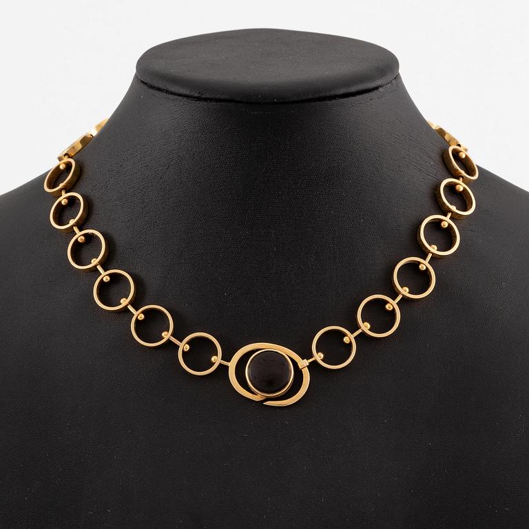 Karl-Ingemar Johansson, a necklace 18K gold with smoky quartz, Gothenburg 1963.