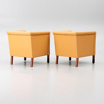 Armchairs, a pair, JOC, late 20th century.