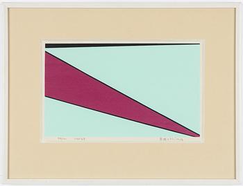 Olle Bærtling, "Ukie". From the suite: "The Angles of Open Form Infinite Space from Cinètisme to Open Form 1949 - 1968".