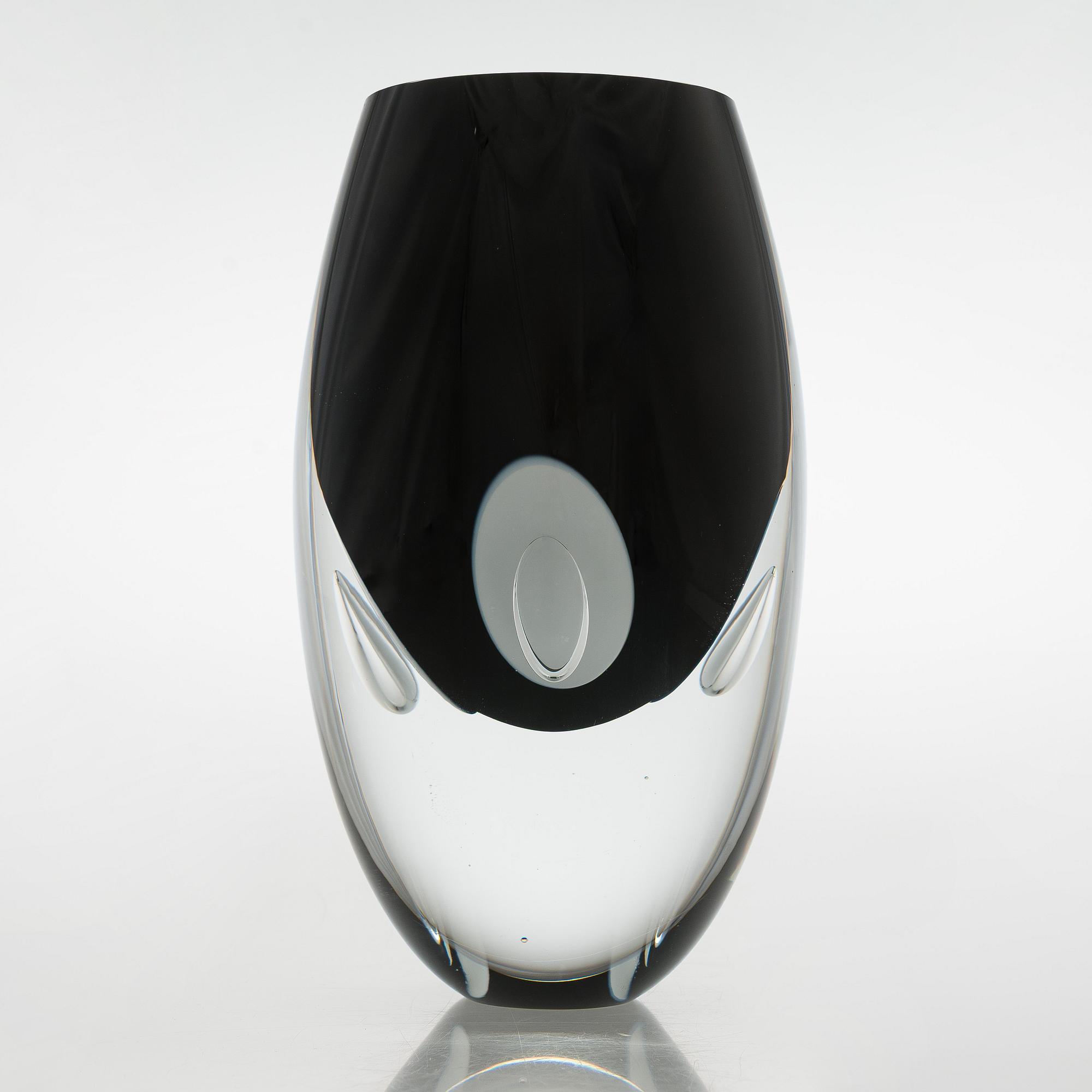 Timo Sarpaneva, glasskulptur, "Claritas", signerad Timo Sarpaneva 12/1985.