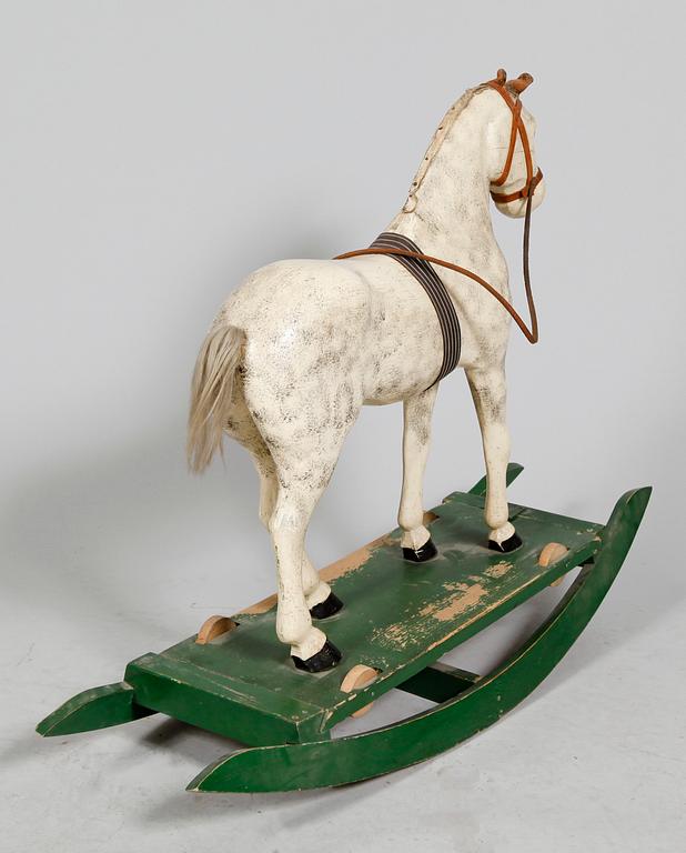 GUNGHÄST, trä, tidigt 1900-tal.