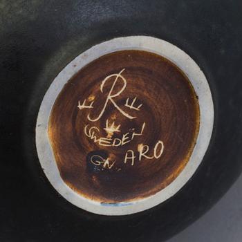 A figurine and bowl by Gunnar Nylund, Rörstrand.