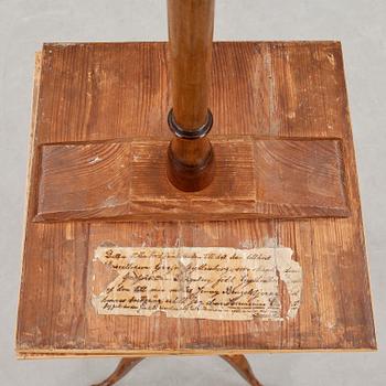 A pair of Swedish circa 1800 alder root tables.