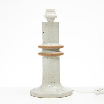 Lisa Larson, a stoneware table lamp, Gustavsbergs Studio, Sweden, probably 1960's/70's.