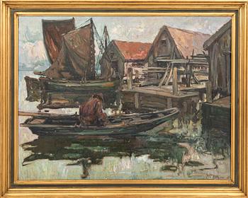 Emile Zoir, Fisherman at a fishing village.