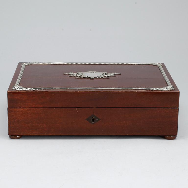 SKRIN, trä/silver, WA Bolin, Stockholm, 1924, stämplad.