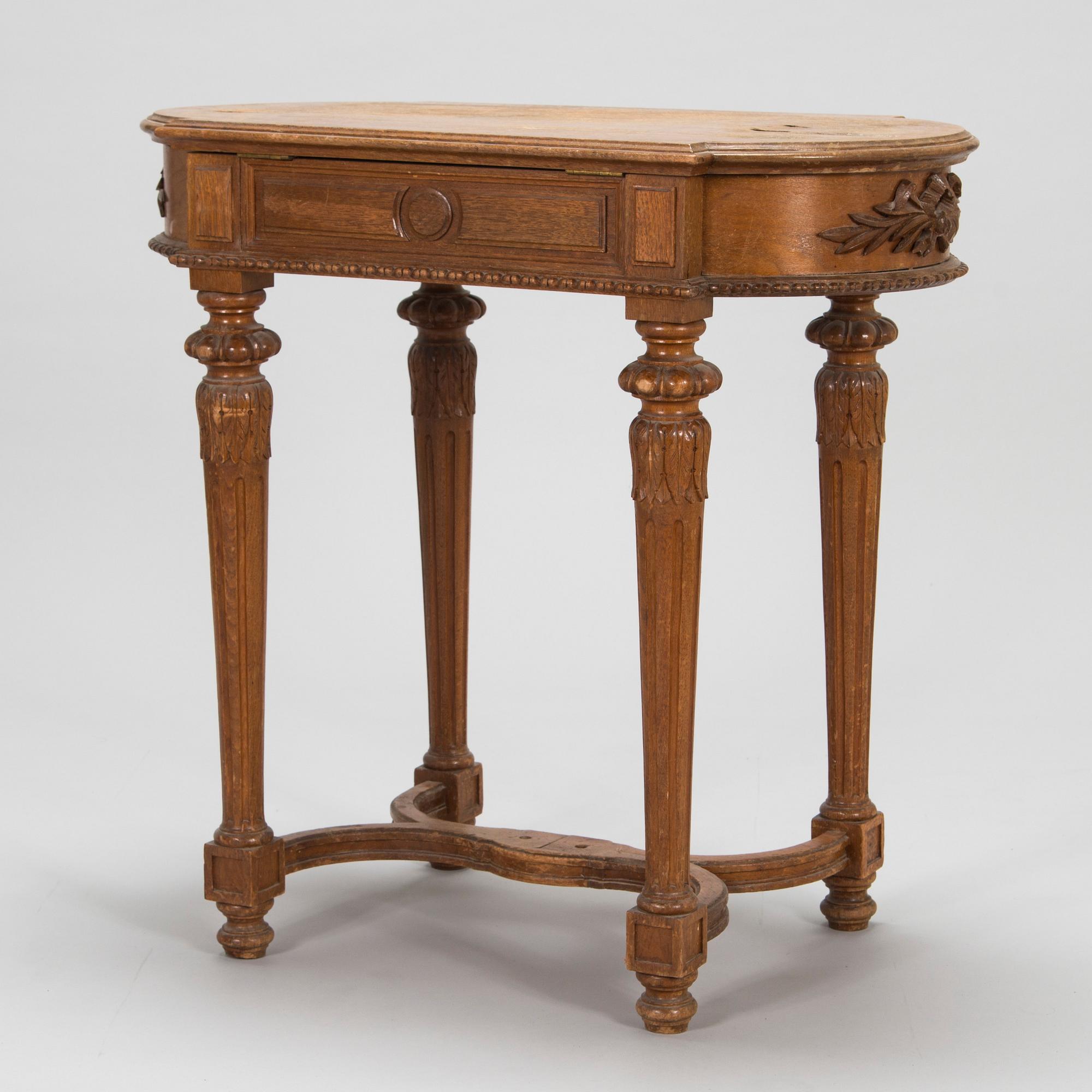 Sewing table, probably Russia, second half of the 19th century.