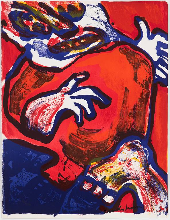 BENGT LINDSTRÖM, set with 7 lithographs in colours, 1975, each signed and numbered 92/200.