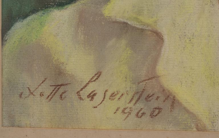 LOTTE LASERSTEIN, pastell. Signerad och daterad 1960.