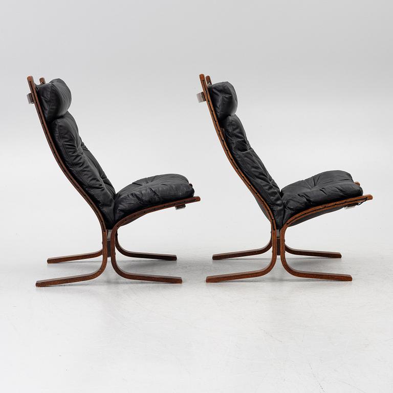 Ingmar Relling, a pair of  “Siesta” easy charis late 20th century.