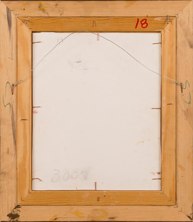 NIILO VAINIO, oil on canvas laid on board, signed and dated -02.
