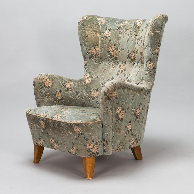 Ilmari Lappalainen, A 'Rex' armchair for Asko, mid-20th century.
