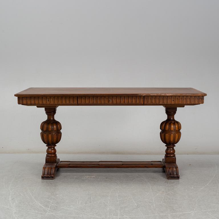 AXEL EINAR HJORTH, an 'Charles' oak table, from Nordiska Kompaniet, 1920s.