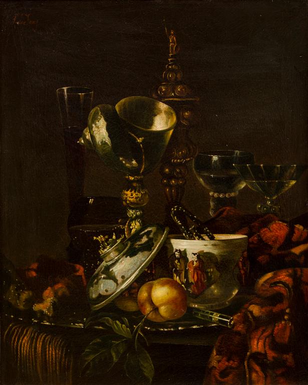 Unknown artist, oil on canvas, signed P. de Jong, early 20th century.