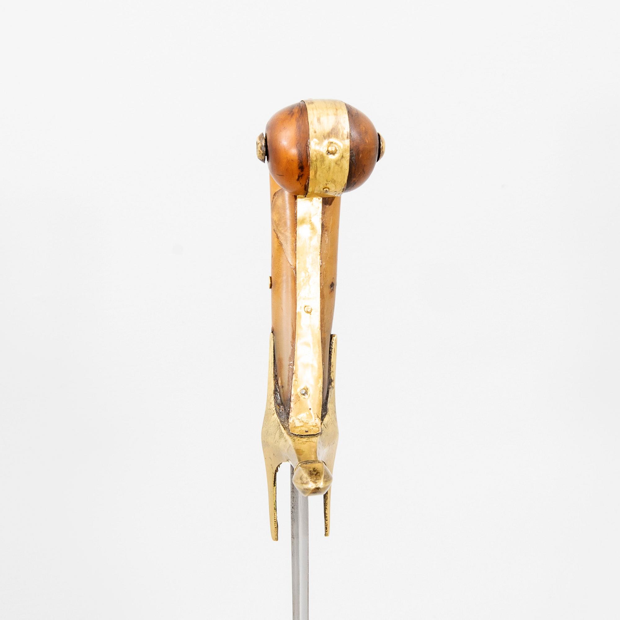 Svärd osmanskt kilij /pala, 1800-tal.