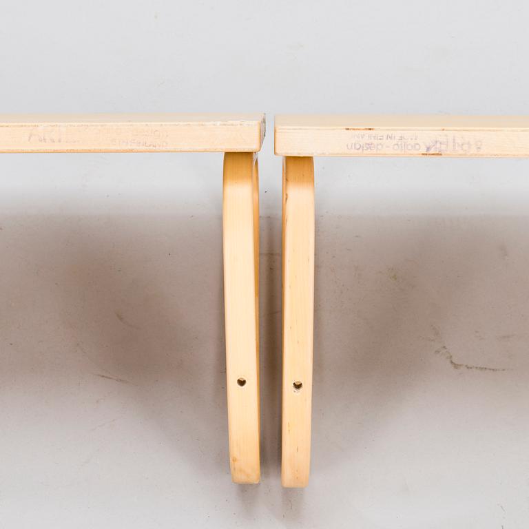 ALVAR AALTO, HYLLYJÄ, 2 kpl, 112B, Artek n. 1970-lukua.
