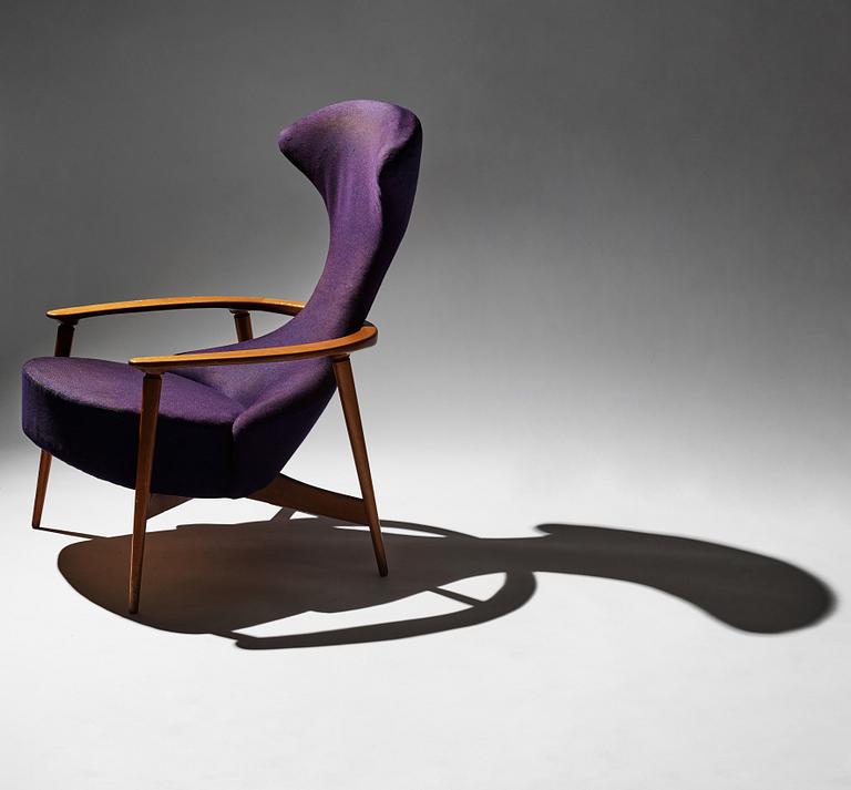 Bengt Ruda, a rare 'Cavelli' easy chair, Ikea, Sweden 1958-59.