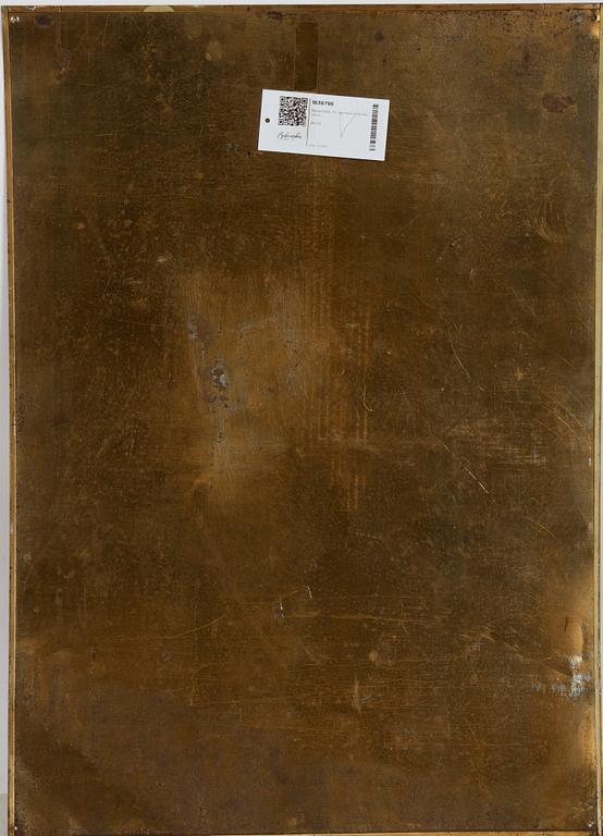 Advertising plate, for the Swedish American Line.