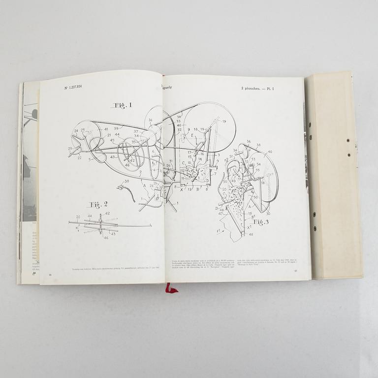 two books, Jean Tinguely, after, "Méta", and "Pontus Hultén, Hon & moderna".