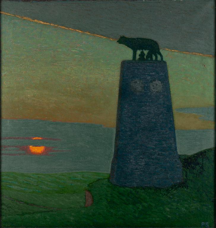 PELLE SWEDLUND, olja på duk, signerad.