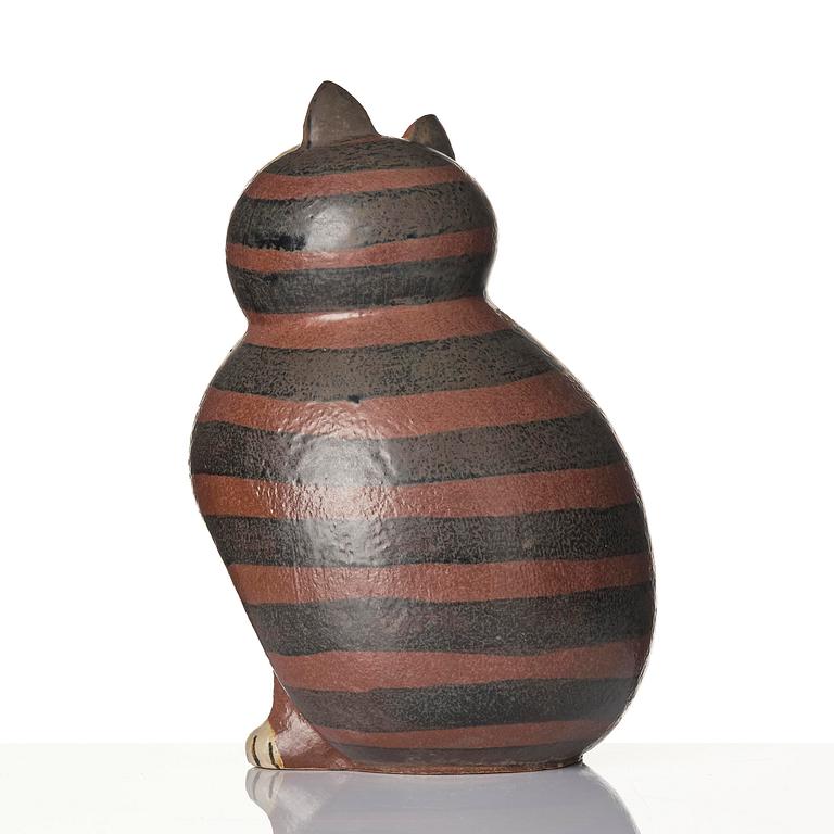 Lisa Larson, "Maxikatt", a stoneware sculpture of a cat, Gustavsberg, from the series "Stora Zoo".