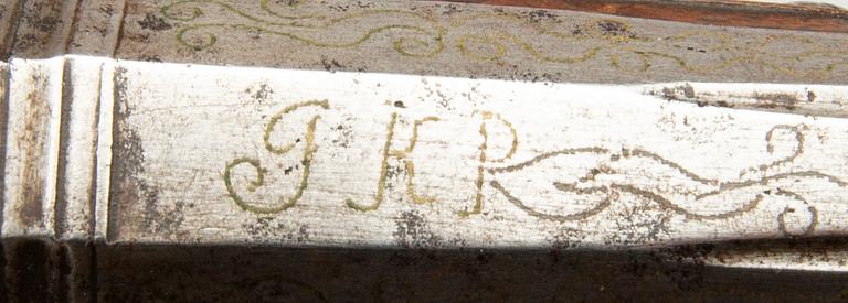 SLAGLÅSPISTOLER, ett par, Sverige 1700-talets andra hälft.