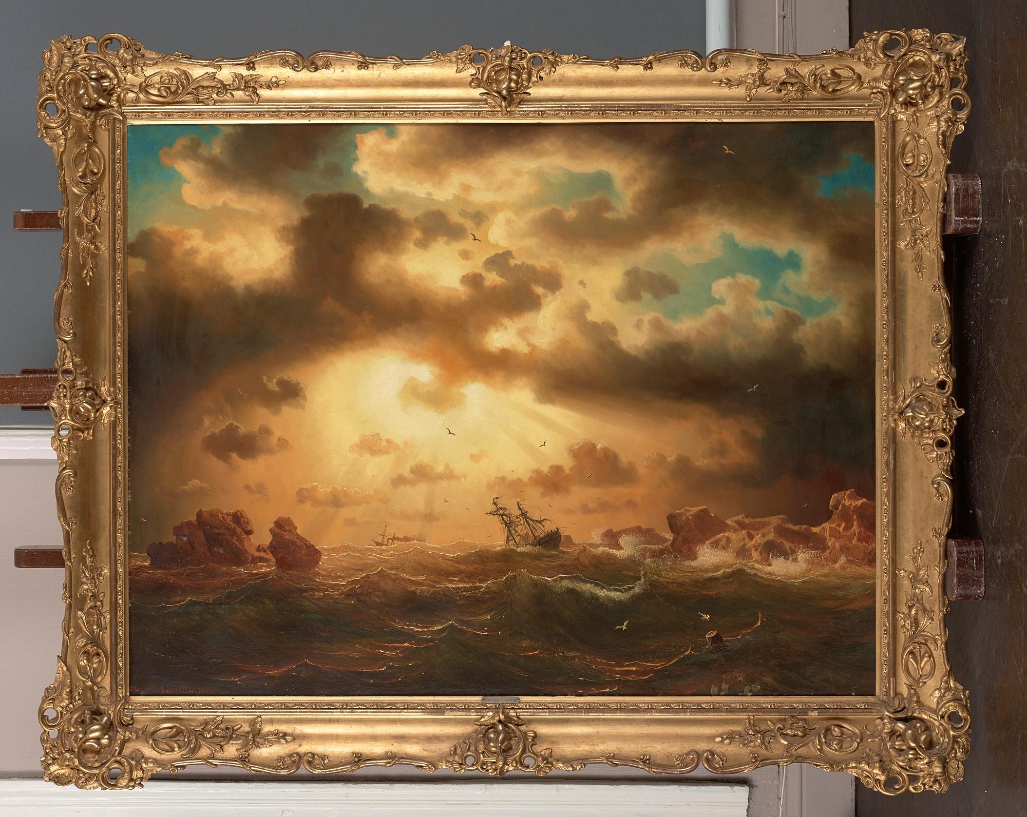 Marcus Larsson, Skeppsbrott under glödande himmel.