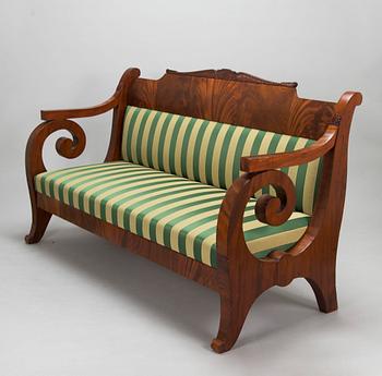 Soffa, biedermeier, 1800-talets senare hälft.