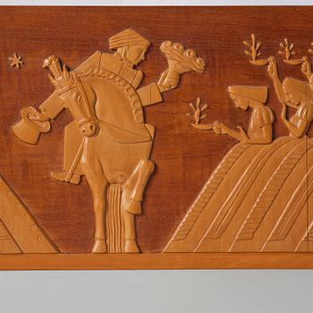 Ulla Fogelklou-Skogh, a wall mirror, cabinetmaker Gustav Bergsten, for the Stockholm Crafts Association, 1936.