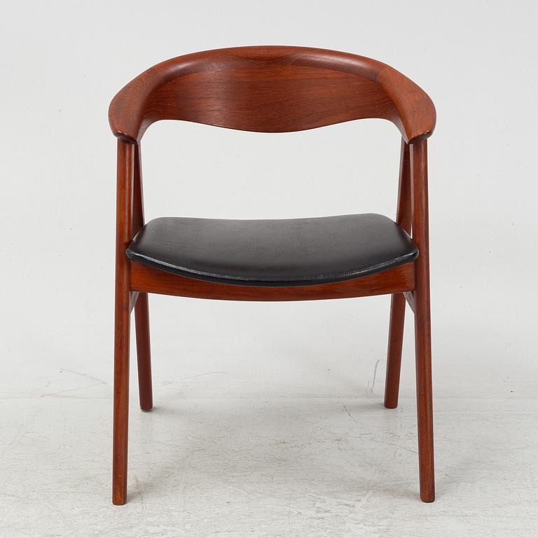 Erik Kirkegaard,
karmstol, Høng Stolefabrik,
Danmark, 1900-talets mitt.