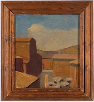 OLLE NYMAN, olja på pannå signerad och daterad 1946.