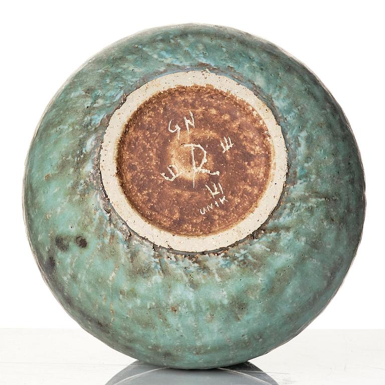 Gunnar Nylund, a unique stoneware vase, Rörstrand, mid-20th century.